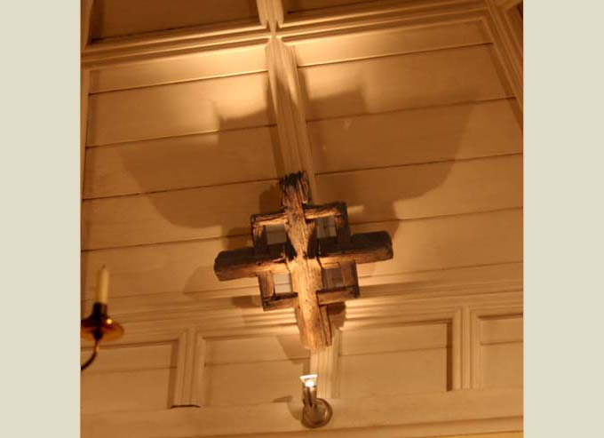 Cross Inside Church